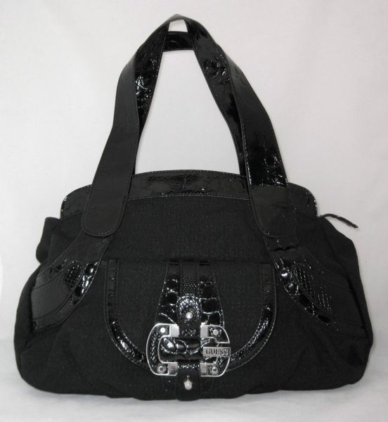 bolsa grande preta em canvas
